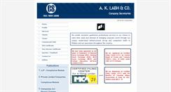 Desktop Screenshot of aklabh.com