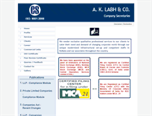 Tablet Screenshot of aklabh.com